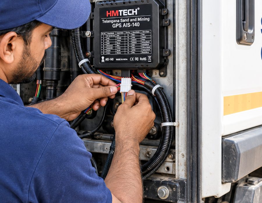 Telangana Sand and Mining GPS AIS 140 3